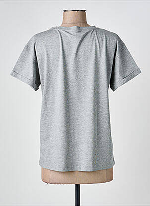 T-shirt coupe droite manches courtes gris LIU JO femme