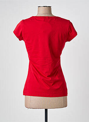 T-shirt col v manches courtes rouge JOTT (JUST OVER THE TOP) femme