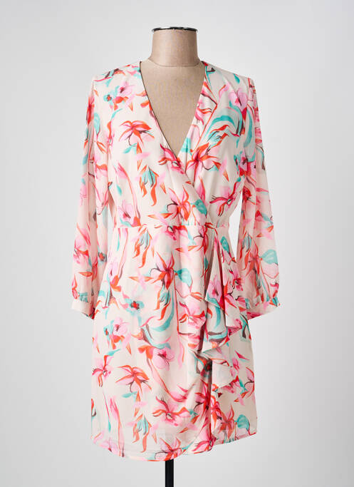 Robe courte manches longues manches longues rose GAUDI femme