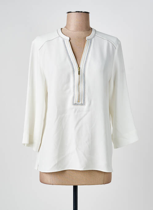 Blouse légère et transparente manches 3/4 beige GERARD DAREL femme