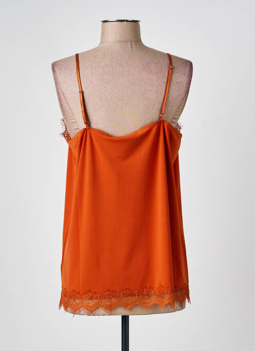 Top orange OUI femme
