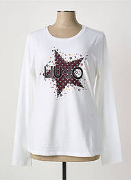 T-shirt manches longues manches longues blanc LIU JO femme