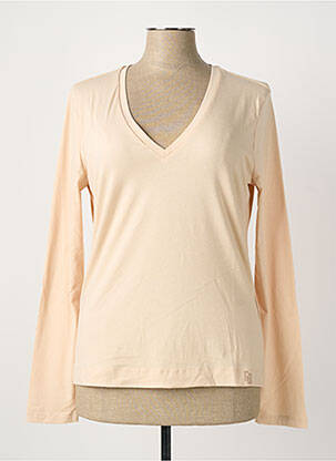 T-shirt manches longues manches longues beige GAUDI femme