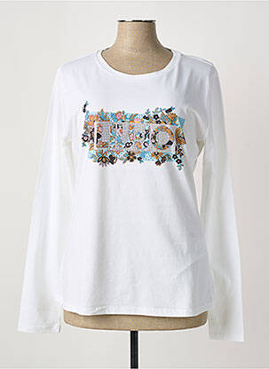 T-shirt manches longues manches longues blanc LIU JO femme