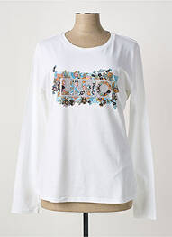 T-shirt manches longues manches longues blanc LIU JO femme