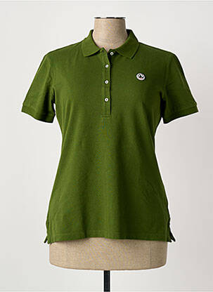 Polo coupe cintrée manches courtes vert JOTT (JUST OVER THE TOP) femme