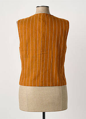 Gilet sans manche doublure orange NICE THINGS femme