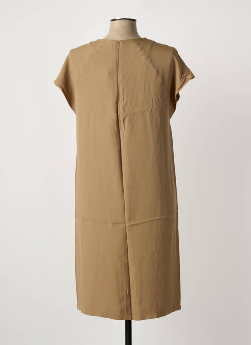 Robe mi-longue marron OUI femme