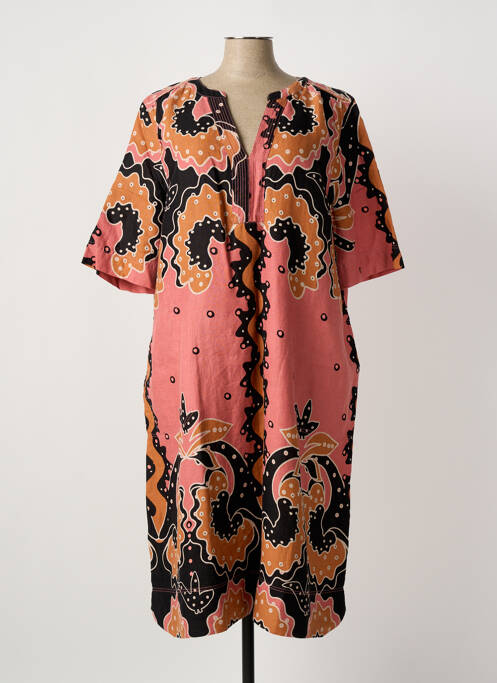 Robe mi-longue rose WHITE STUFF femme