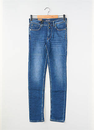 Jeans skinny stretch taille ajustable bleu TEDDY SMITH garçon