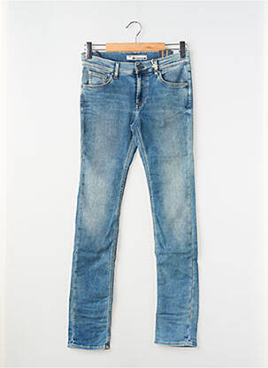 Jeans coupe slim stretch taille ajustable bleu TEDDY SMITH garçon