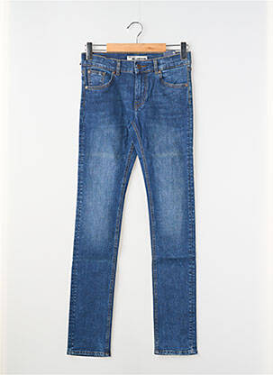 Jeans coupe slim stretch taille ajustable bleu TEDDY SMITH garçon