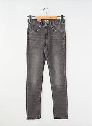 Jeans coupe slim stretch taille ajustable gris TEDDY SMITH garçon