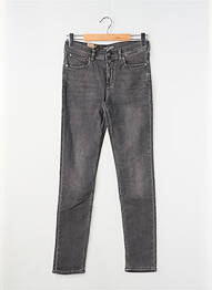Jeans skinny stretch taille ajustable gris TEDDY SMITH garcon
