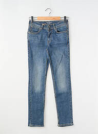 Jeans skinny stretch taille ajustable bleu TEDDY SMITH garcon