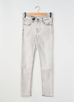 Jeans skinny stretch taille ajustable gris TEDDY SMITH garçon
