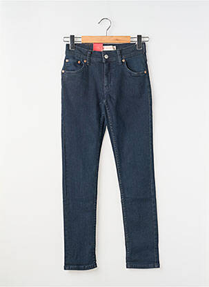Jeans coupe slim stretch taille ajustable bleu LEVI'S garçon