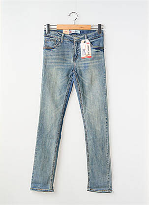 Jeans skinny stretch taille ajustable bleu LEVI'S garçon