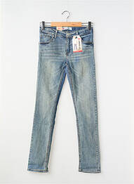 Jeans skinny stretch taille ajustable bleu LEVIS garcon