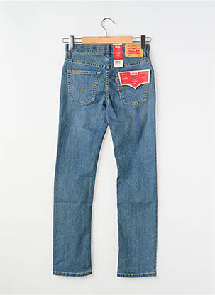 Jeans coupe slim stretch taille ajustable bleu LEVI'S garçon