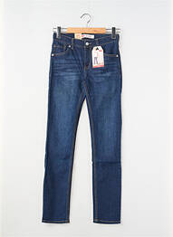 Jeans skinny stretch taille ajustable bleu LEVIS garcon