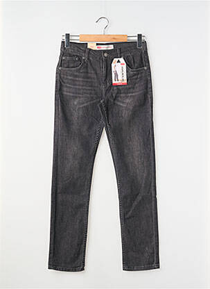 Jeans coupe slim stretch taille ajustable noir LEVI'S garçon