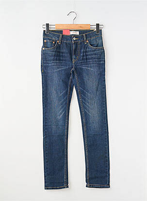 Jeans coupe slim stretch taille ajustable bleu LEVI'S garçon