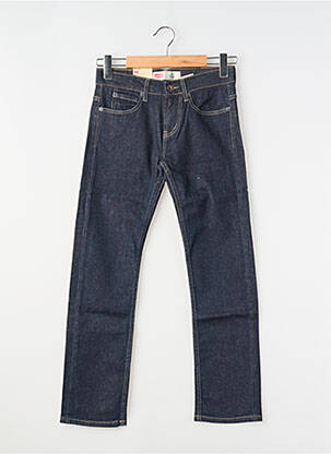 Jeans coupe slim tissage brut taille ajustable bleu LEVI'S garçon