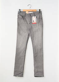 Jeans coupe slim stretch taille ajustable gris LEVIS garcon