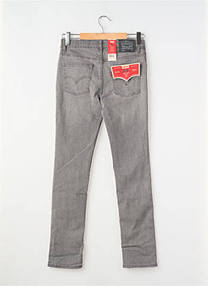 Jeans coupe slim stretch taille ajustable gris LEVI'S garçon