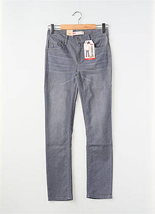 Jeans skinny stretch taille ajustable gris LEVI'S garçon