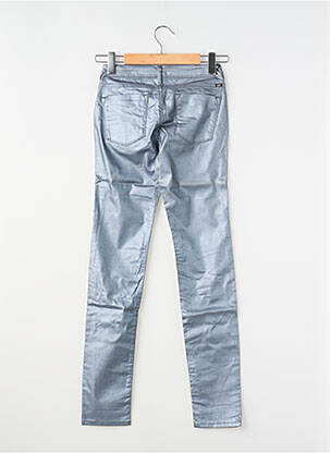 Pantalon slim tissage enduit argent TEDDY SMITH fille