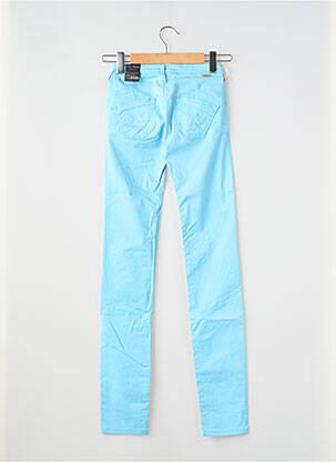 Pantalon slim taille basse taille ajustable bleu TEDDY SMITH fille
