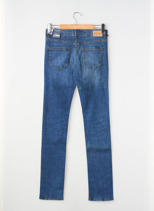 Jeans coupe slim stretch taille ajustable bleu TEDDY SMITH garcon
