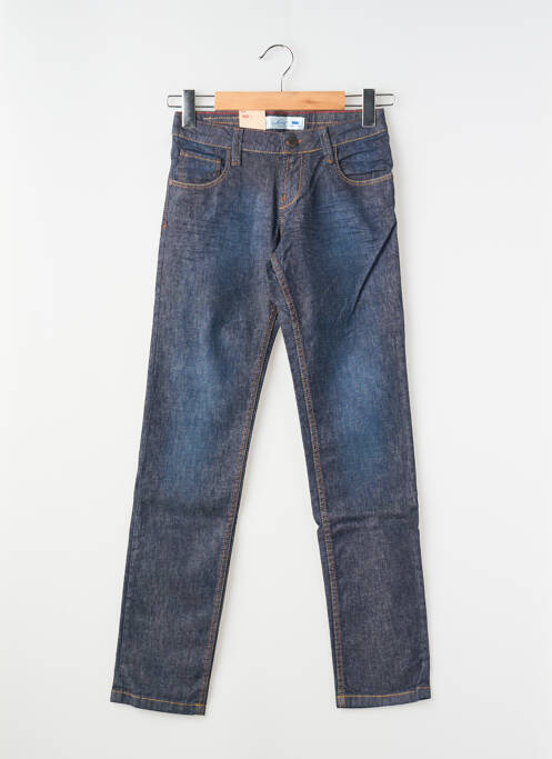 Jeans coupe slim stretch taille ajustable bleu LEVIS garcon
