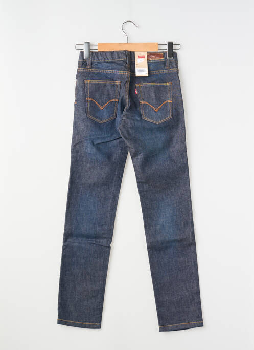 Jeans coupe slim stretch taille ajustable bleu LEVIS garcon
