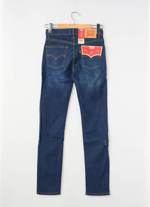 Jeans skinny stretch taille ajustable bleu LEVIS garcon