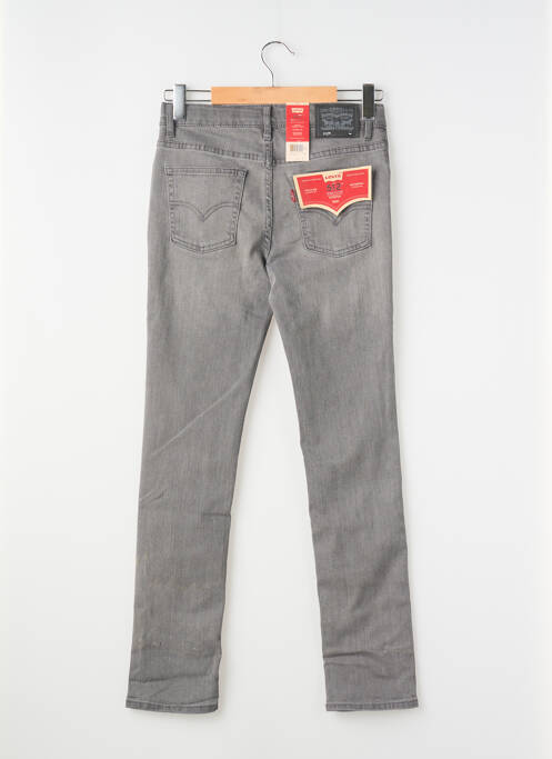 Jeans coupe slim stretch taille ajustable gris LEVIS garcon