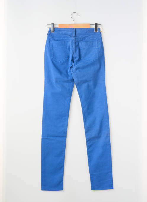 Pantalon slim taille basse bleu TEDDY SMITH fille