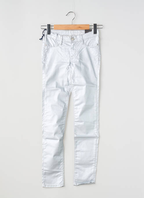 Pantalon slim argent TEDDY SMITH fille