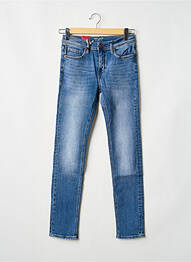 Jeans coupe slim stretch taille ajustable bleu TEDDY SMITH garcon
