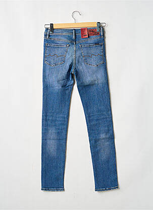 Jeans coupe slim stretch taille ajustable bleu TEDDY SMITH garçon