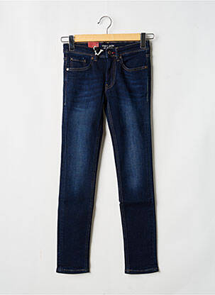 Jeans skinny tissage brut taille ajustable bleu TEDDY SMITH garcon