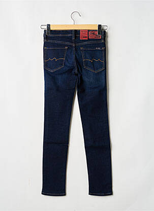 Jeans skinny tissage brut taille ajustable bleu TEDDY SMITH garçon