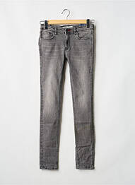 Jeans skinny stretch taille ajustable gris TEDDY SMITH garcon