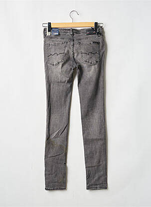 Jeans skinny stretch taille ajustable gris TEDDY SMITH garçon
