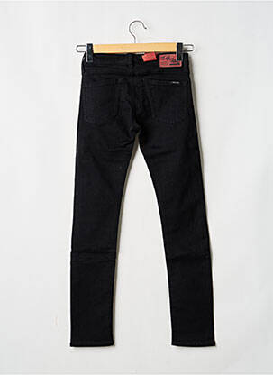 Jeans skinny stretch taille ajustable noir TEDDY SMITH garçon