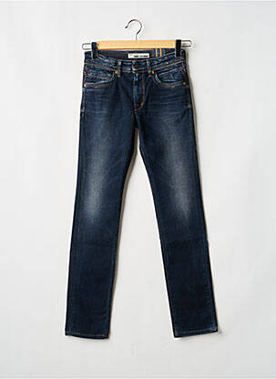 Jeans coupe slim stretch taille ajustable bleu TEDDY SMITH garçon