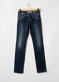 Jeans coupe slim stretch taille ajustable bleu TEDDY SMITH garcon