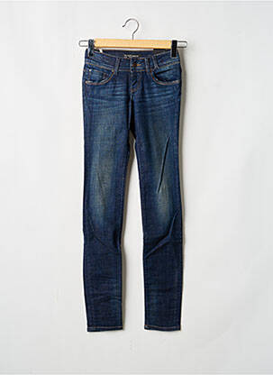 Jeans skinny stretch taille ajustable bleu TEDDY SMITH fille
